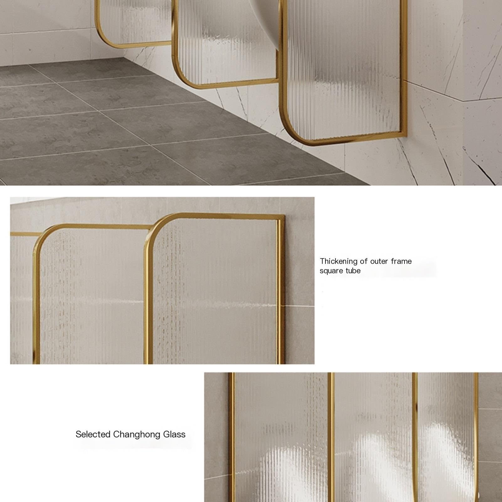 Generico Schermo di Protezione per orinatoio a Parete, Facile da Pulire e installare, per bagni pubblici in asili, scuole, Centri Commerciali e Altro (Nero, 40x120 cm)