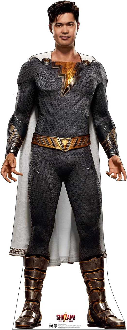 Cardboard People Eugene Choi Cardboard Cutout Standup - Shazam! Fury of The Gods (2023 Film)