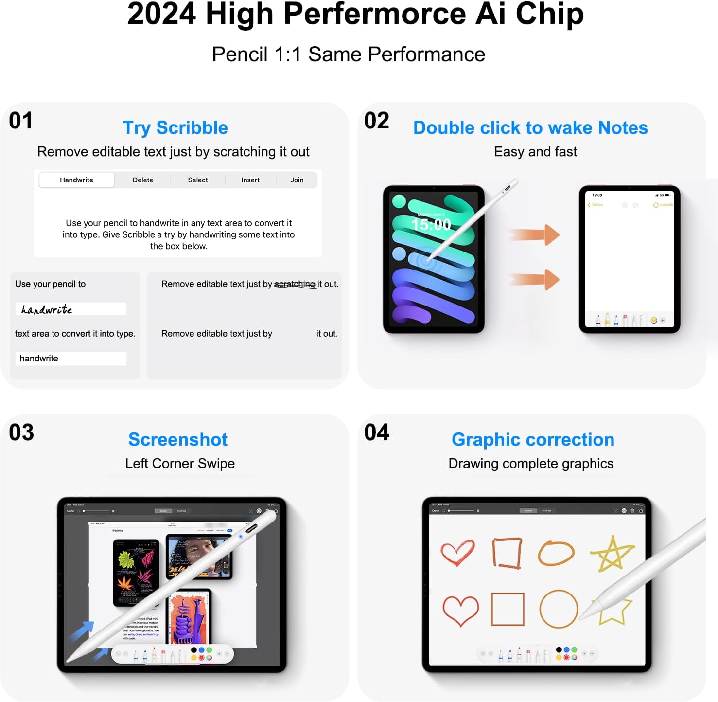 Precision and smooth writing with QDSYLQ Pencil