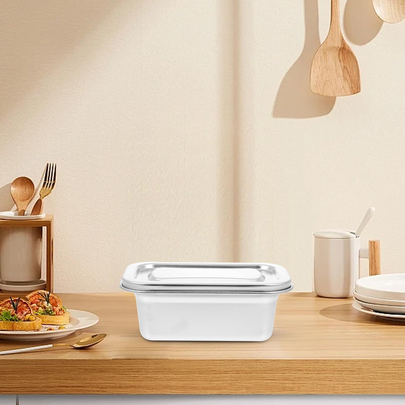 Amazon｜VINTORKY アイスクリームボックス 金属製シャーベット容器