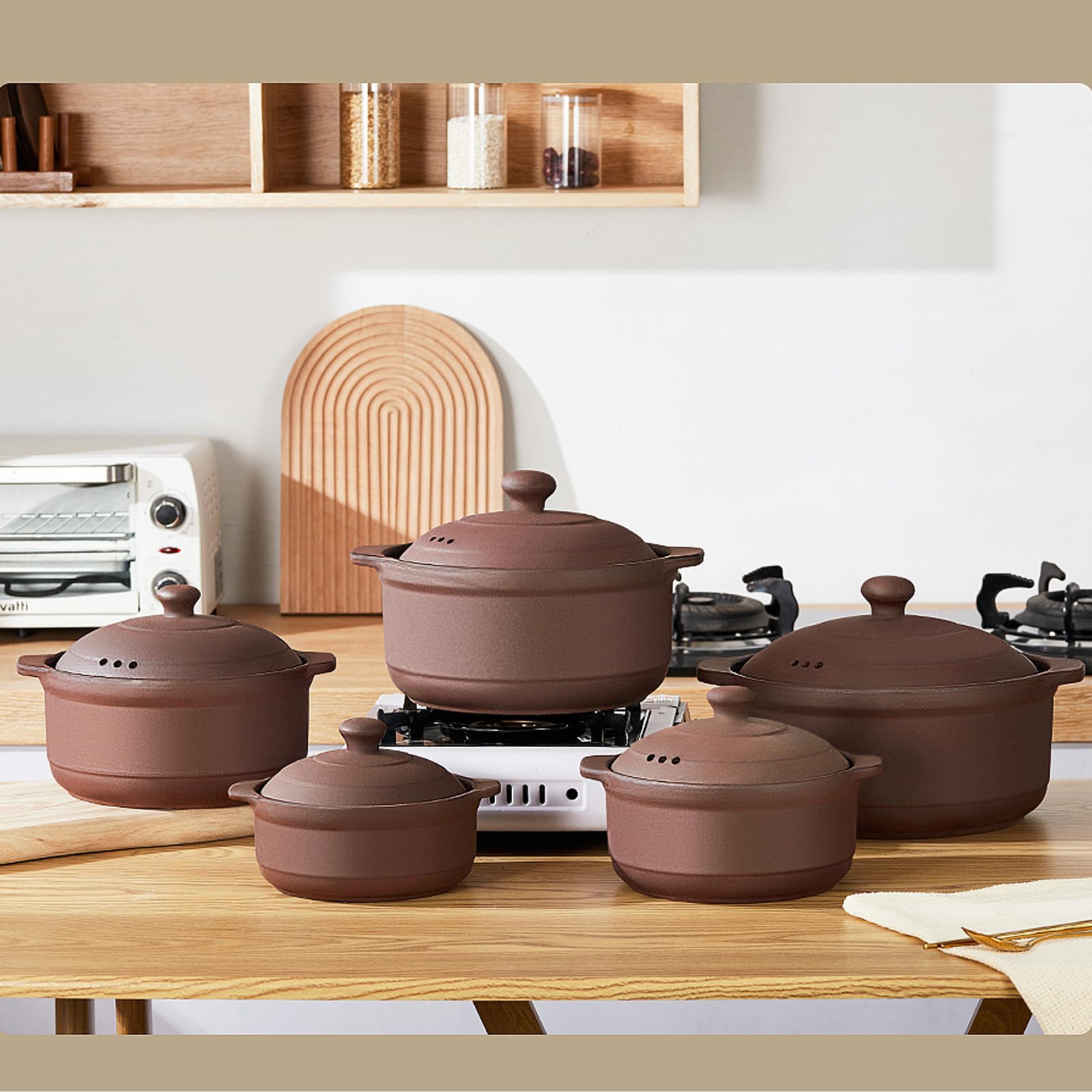 Casserole en terre cuite naturelle pour raviver les souvenirs de cuisine
