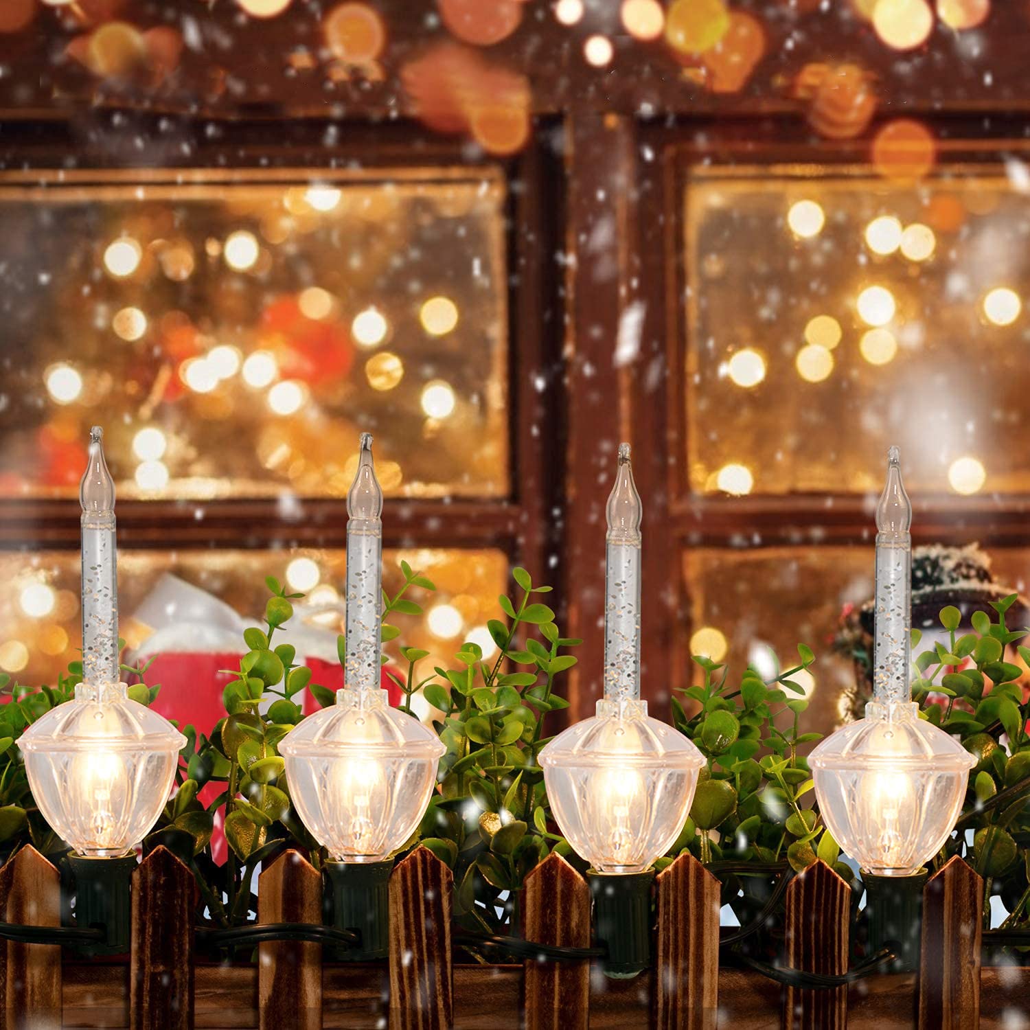 Bubble Light Candelabra HUOKU Alma 6 Light 24.8 In.W Gold Bubble