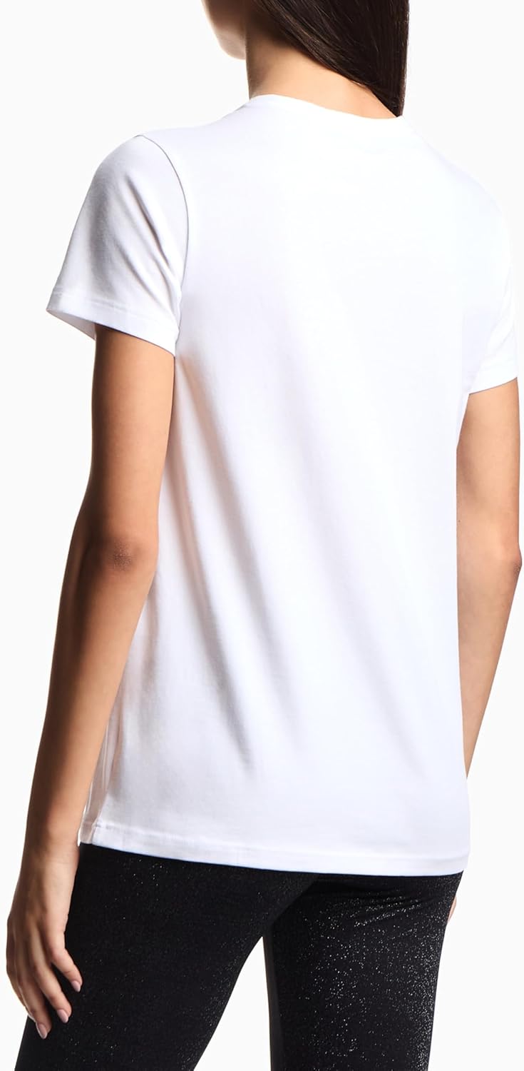Emporio Armani Women's Essential Cotton Short Sleeve Crew Neck Shirt