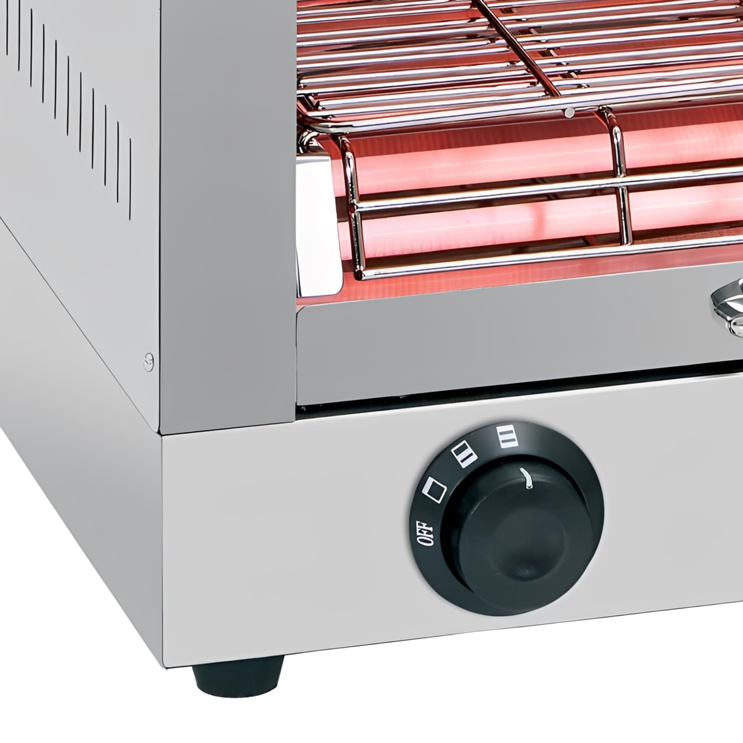 MBH - Tostadora industrial eléctrica 2 pisos INOX para HOSTELERÍA. Horno tostador de pan profesional para bar y restaurante.