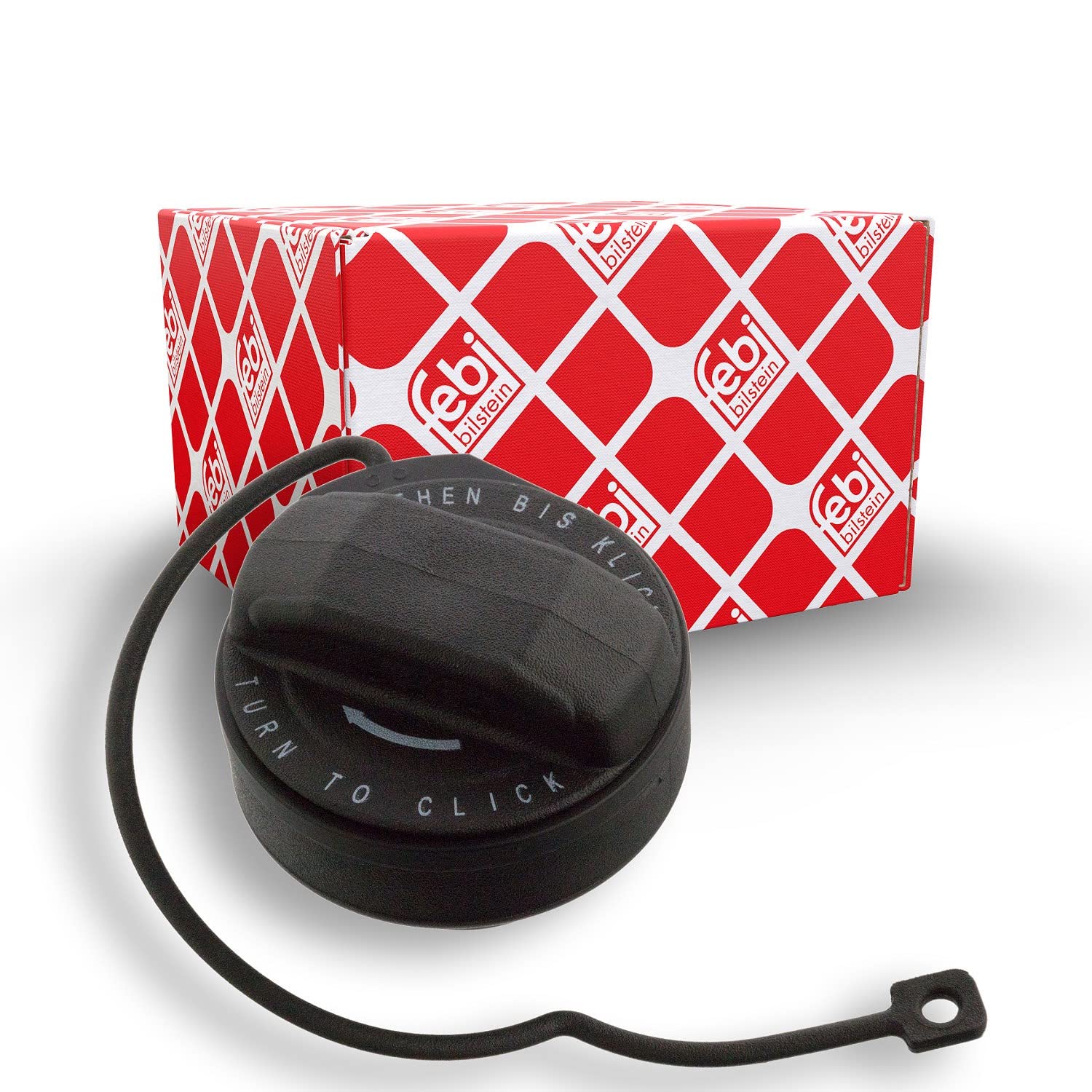 febi bilstein 103097 Fuel Filler Cap with securing strap, not lockable, 1 unit