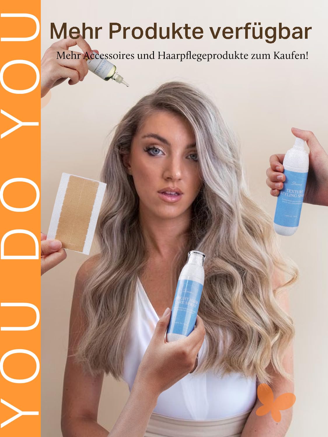 DOORES Extensions Echthaar Tape in, Balayage Natürliches Schwarz bis Hellblond 40cm (16zoll) 100g 40pcs, Echthaar Tape Extensions Blond Remy Haar Full Thick Ends Haarteil Für Unsichtbare