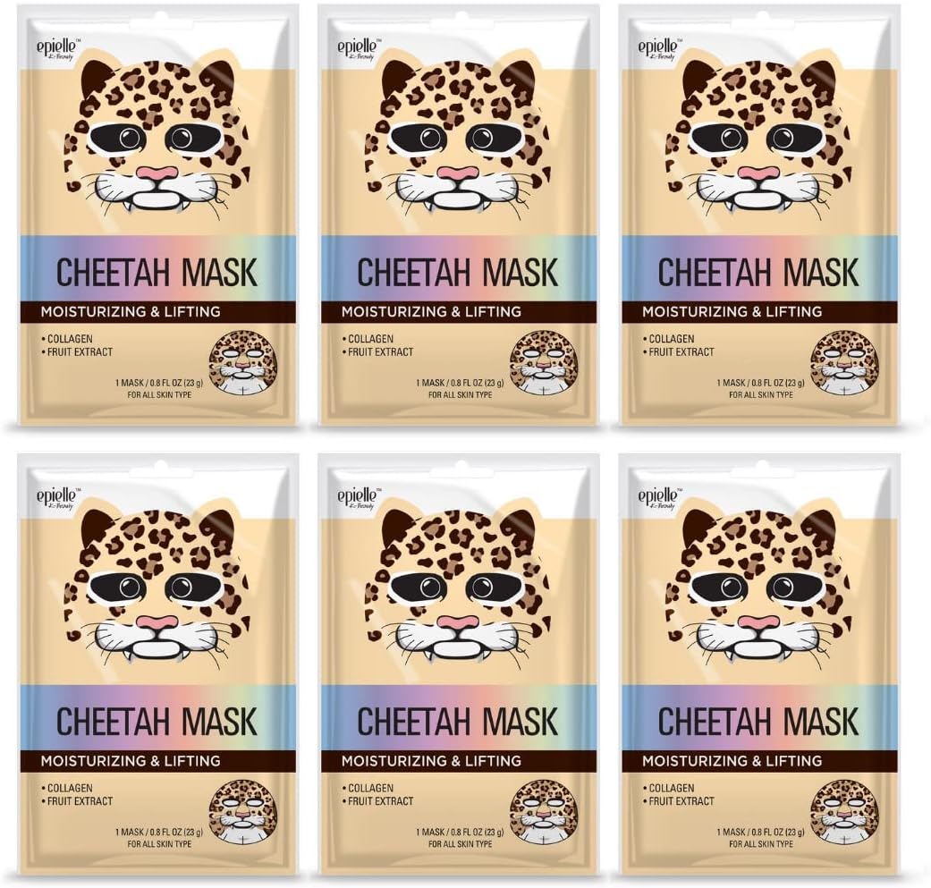Character Masks (Cheetah 6pk)