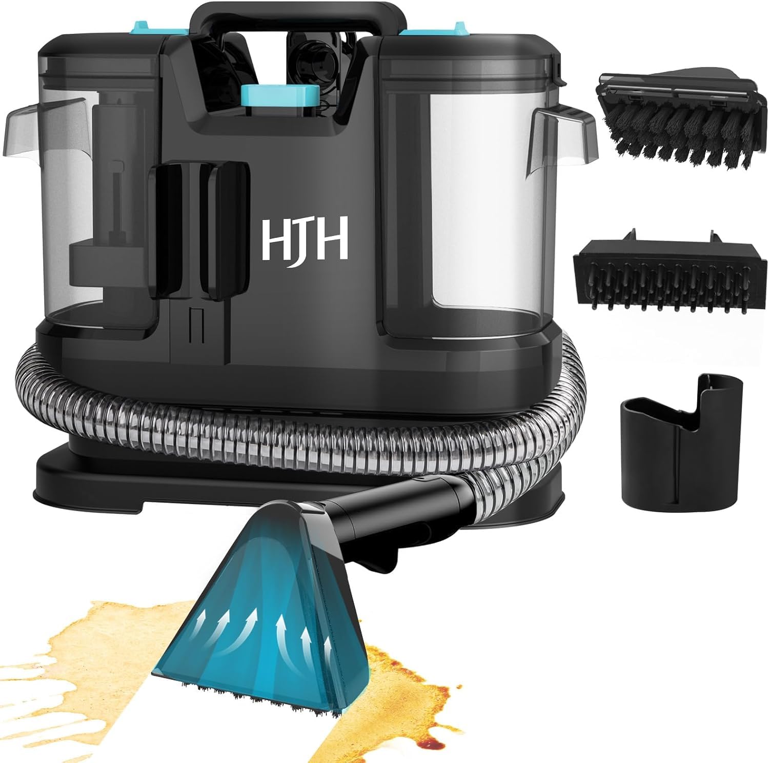 Carpet Cleaner & Spot Cleaner, Handheld Carpet Cleaner Machines | Upholstery Cleaner | Clean Up Spills & Pet Messes from Carpets, Sofa, Stairs, Upholstery & Car Seats - Blue