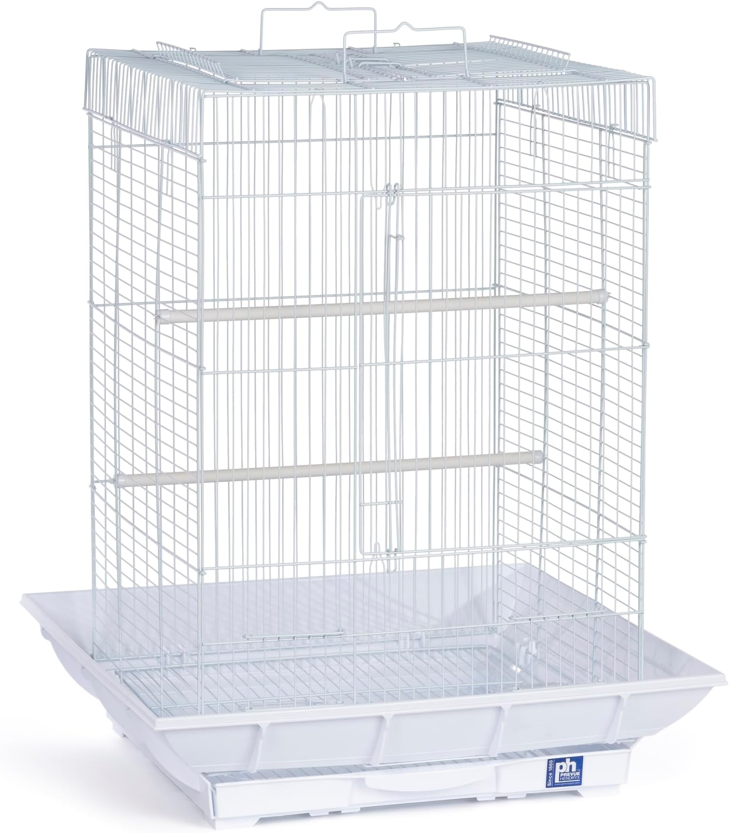 Prevue Hendryx Clean Life Playtop Cage, White, 1/2" (SP851W/W)
