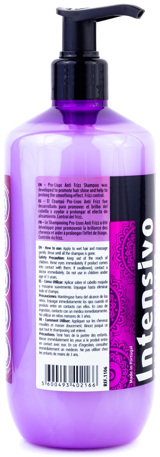 Real Natura Szampon arganowy przeciw puszeniu się pro-soli, 500 ml - Miękkie włosy i kontrola puszenia się