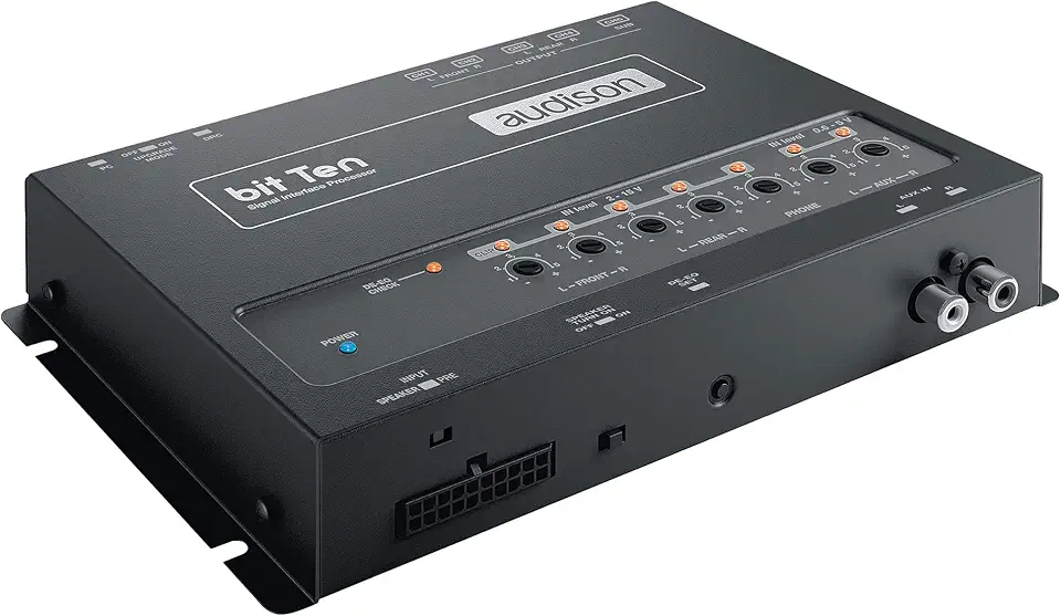 Audison bit Ten Signal Interface Processor with 4 Channels in and 5 Out