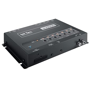 Audison bit Ten Signal Interface Processor with 4 Channels in and 5 Out with Audison DRC MP Multimedia Play Digital Remote Control