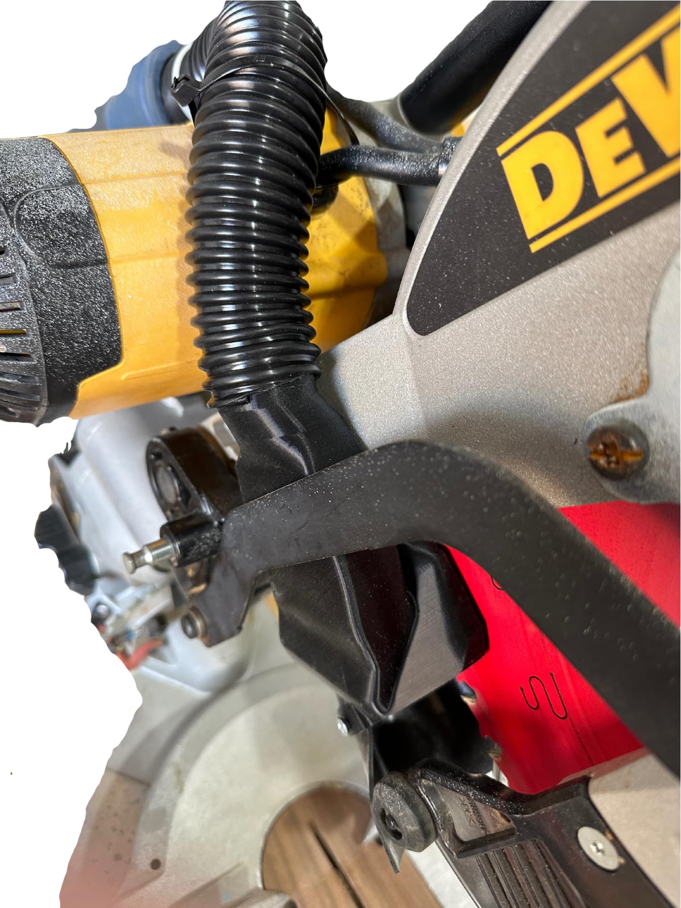 JZ Wood Shop Dust Collection Attachment/COMPATIBLE with DEWALT-Miter Saw/Fits Models DWS709 * DW718 * DWS779 * DWS780 * DWS782 * DHS790