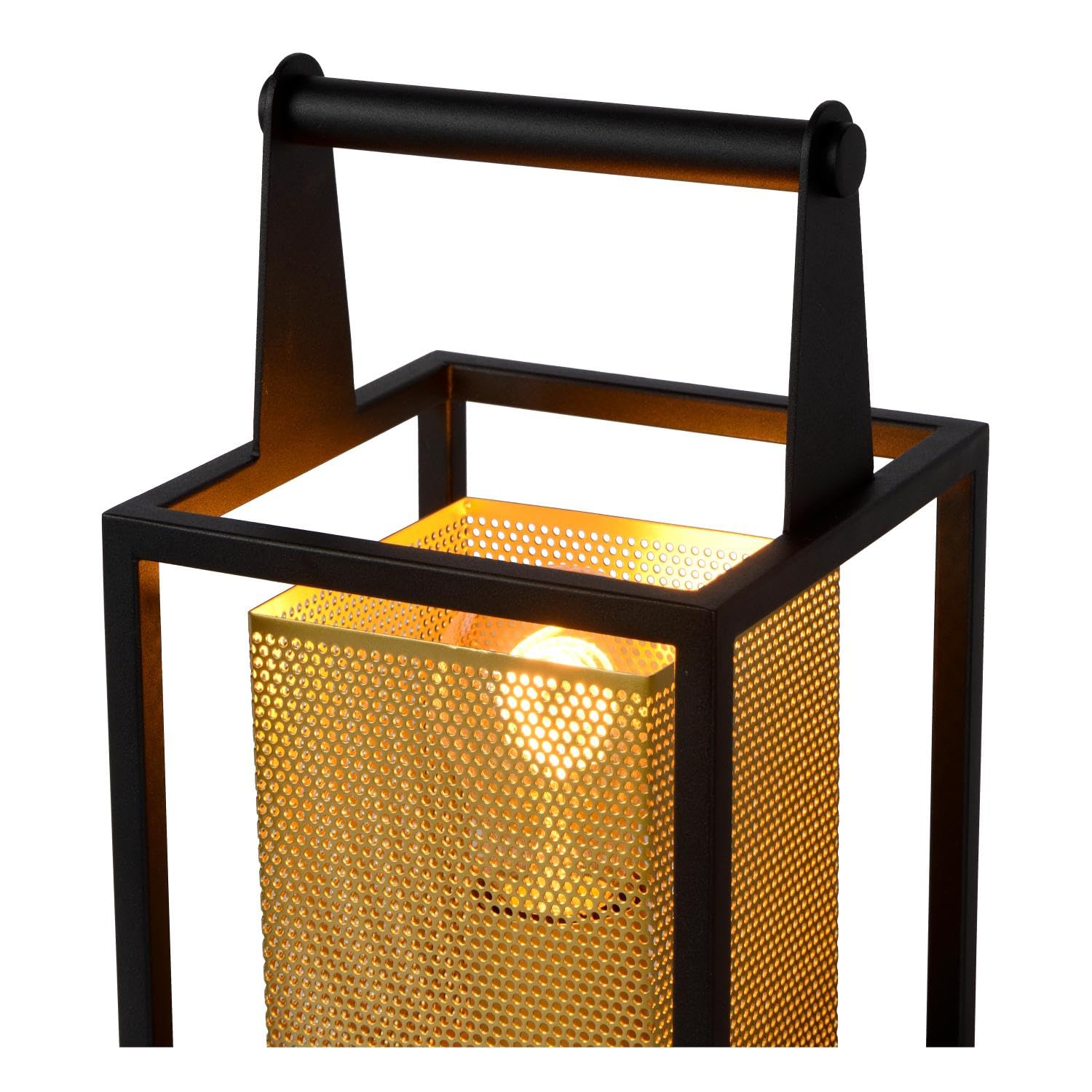 Lucide Sansa Tischlampe Schwarz – Stimmungsvolle LED-Leuchte Mit E27 Fassung