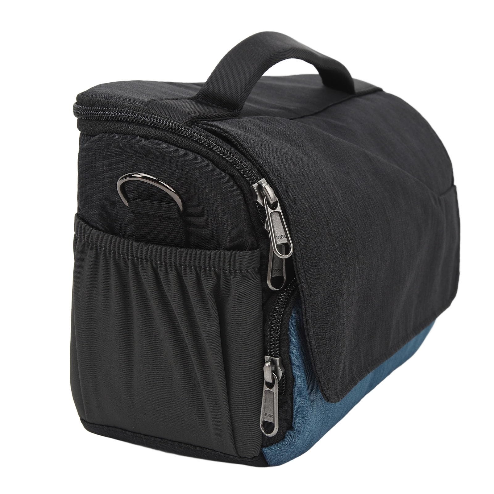 Naroote Bolsa para Cámara SLR, Diseño Acolchado Ligero e Impermeable para Z7 Z8 y Más, Correa de Hombro Ajustable, Almacenamiento Espacioso, 10 Bolsillos (Blue)