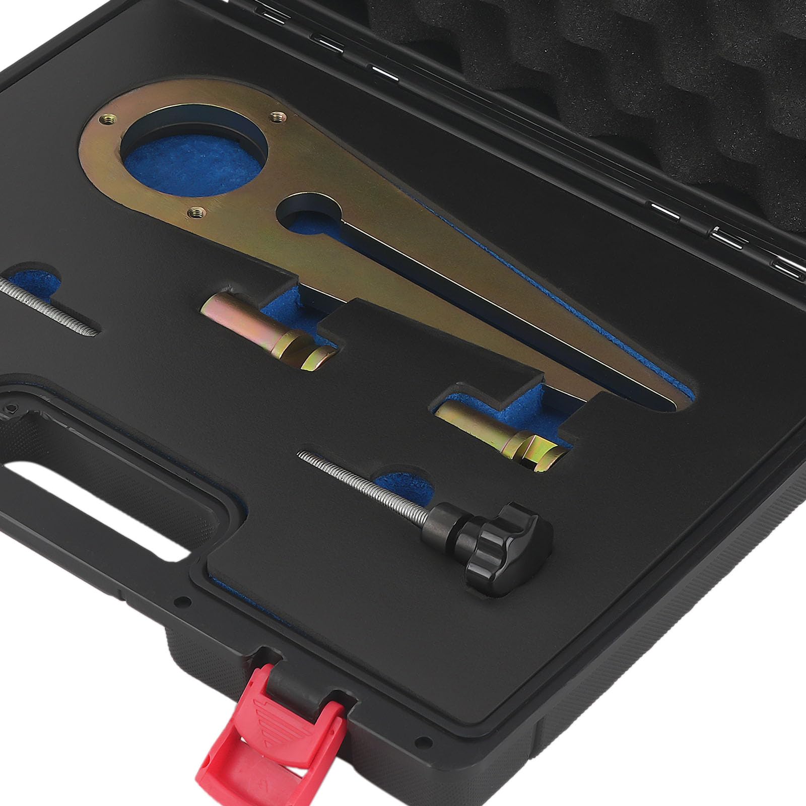 maXpeedingrods Set di attrezzi per pulegge albero motore per BMW N47 N57 | 117220/223 motore albero motore, strumento di regolazione del perno di bloccaggio, kit ammortizzatore di vibrazioni