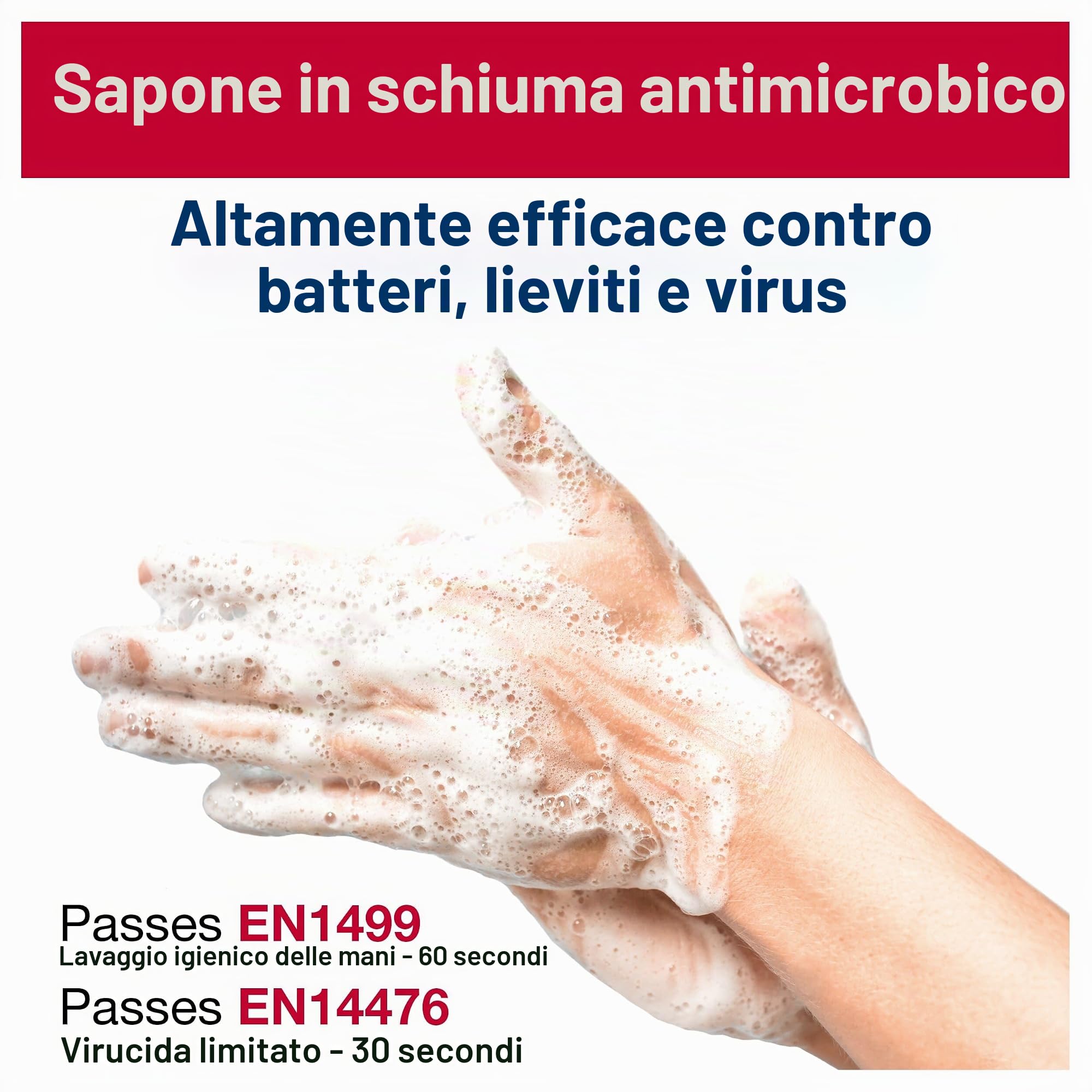 Tork Sapone a schiuma delicato S4, consumi ridotti, 6 flaconi da 1000 ml, 520501