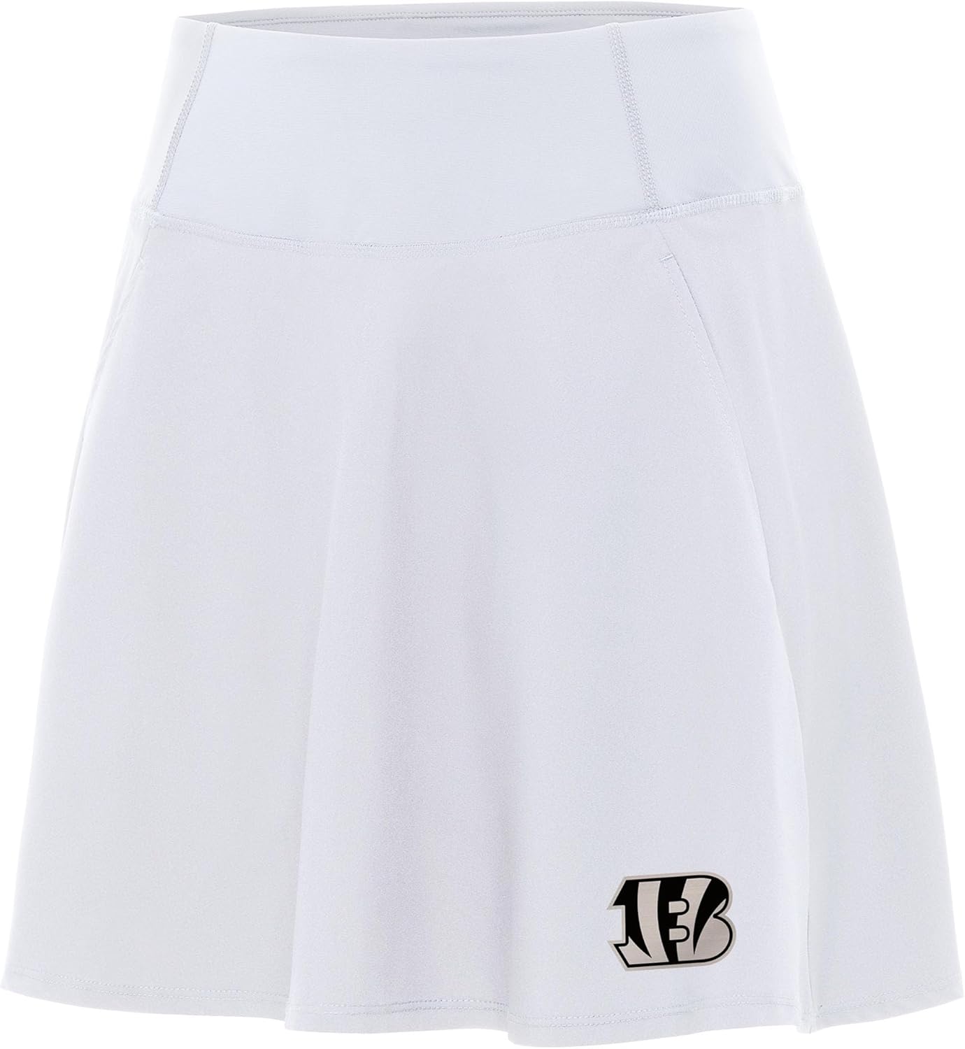 Antigua Women's White Cincinnati Bengals Brushed Carbon Chip Skort