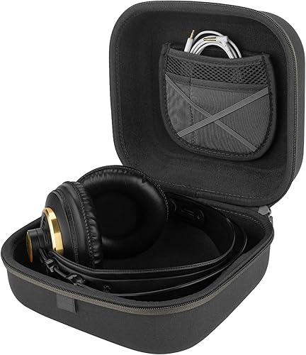 Miniatura 2 de Linkidea Funda de transporte para auriculares compatible con AKG K701, Sennheiser HD 200 PRO, HD 350BT, HD650, Philips SHL5905, bolsa protectora de