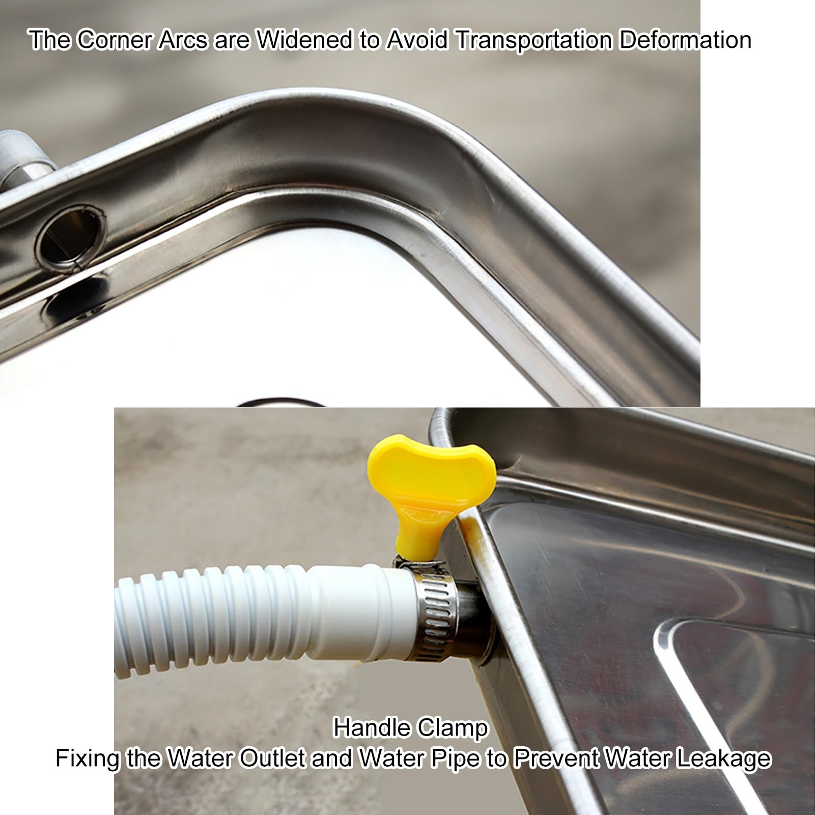 Bandeja de goteo de aire acondicionado con tubo de drenaje y kit de instalación, evita daños por agua para unidades exteriores
