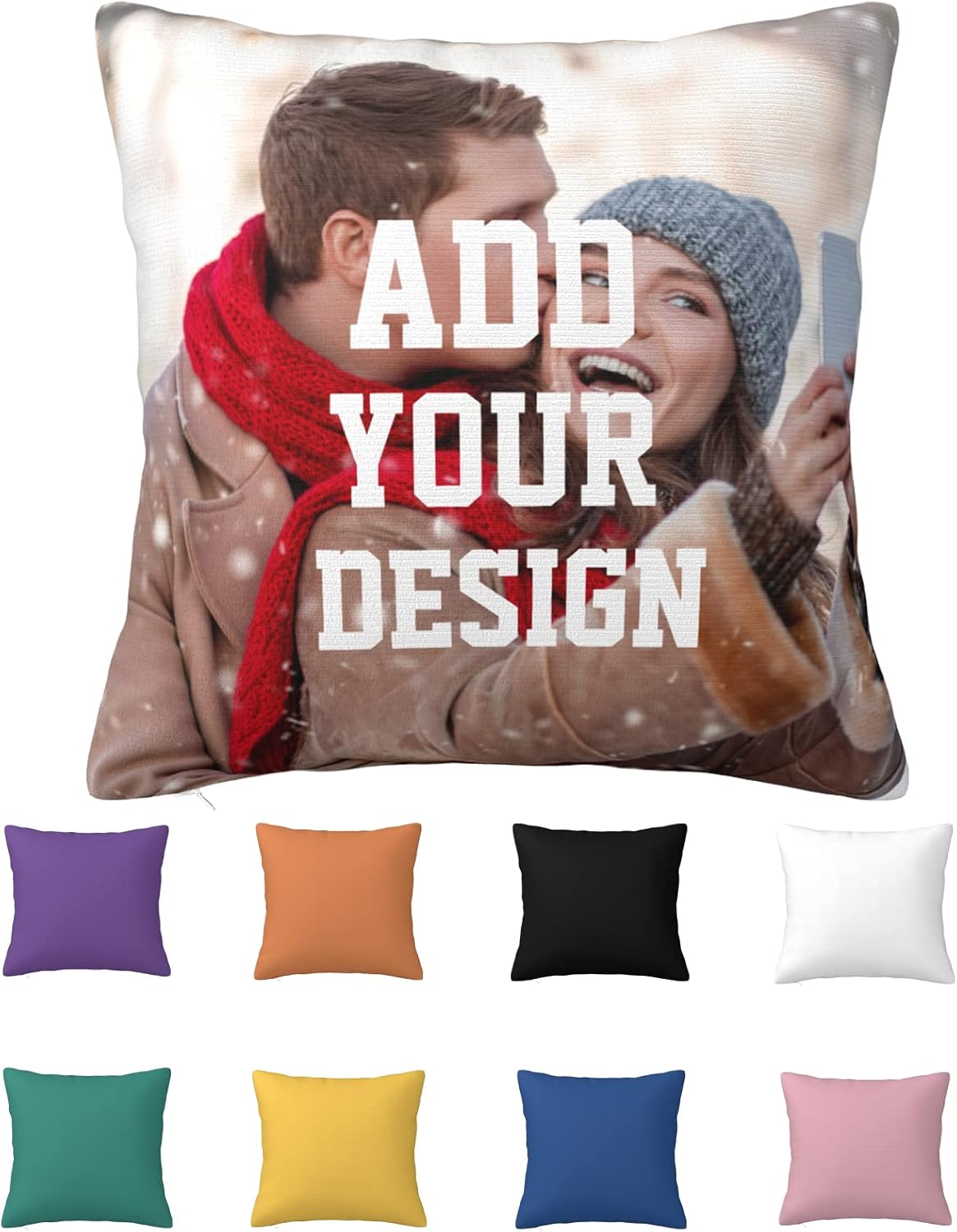 Custom Pillow Cases with Photo Picture Personalized Throw Pillow Covers Customized