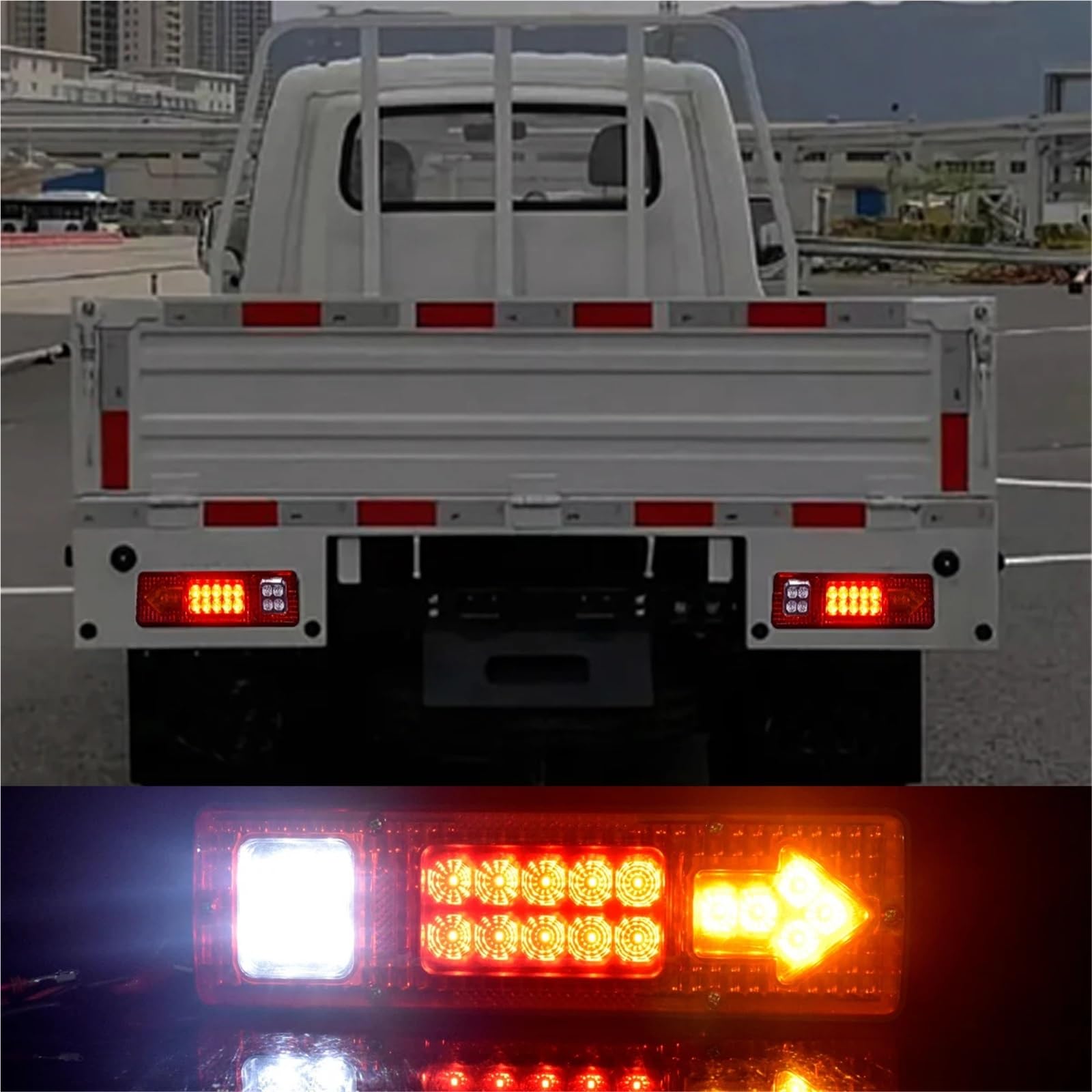 LED Oświetlenie pomocnicze Wszystko W Jednym Tylna Lampa