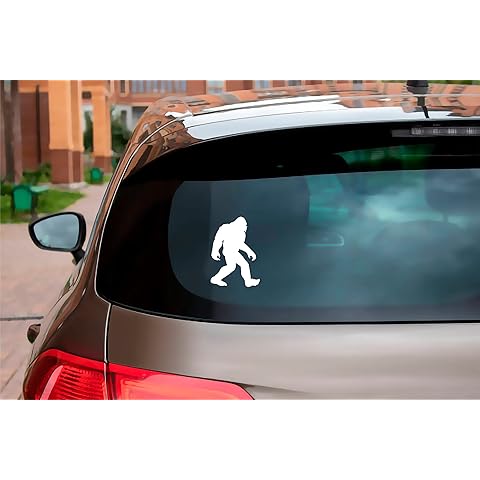 H-TRADINGS Bigfoot Decal Car Truck Sasquatch Sticker Vinyl Car Truck Trailor Boat RV SUV 5.5