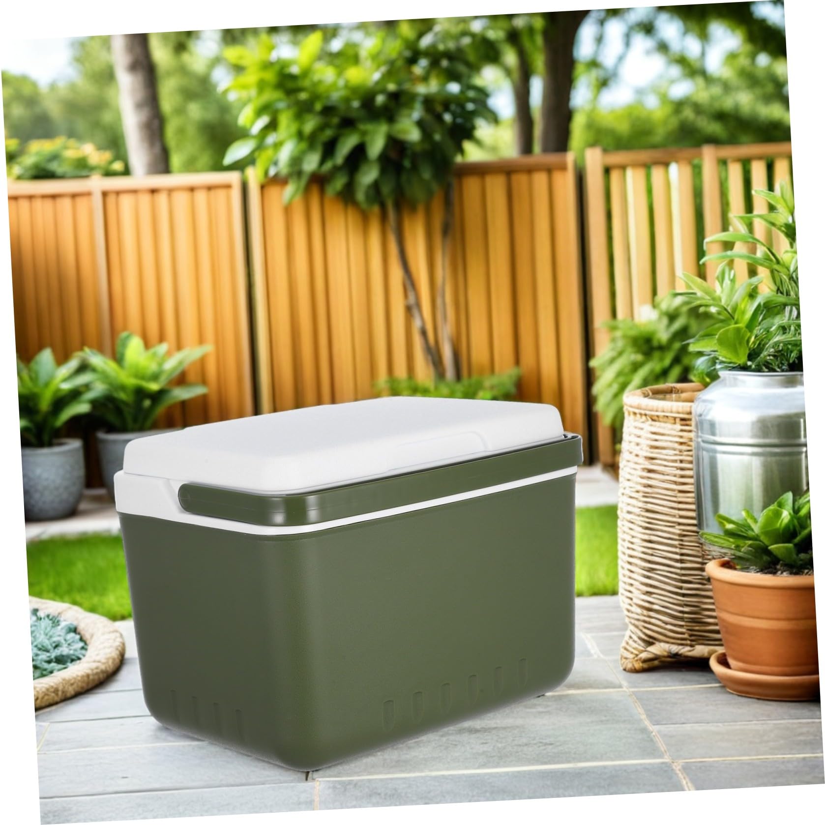 Glacière Isotherme Portable Isolation Longue Durée 9l pour Boissons et Snacks, Matériau PE et Polystyrène pour Pique-niques et Voyages en Plein Air