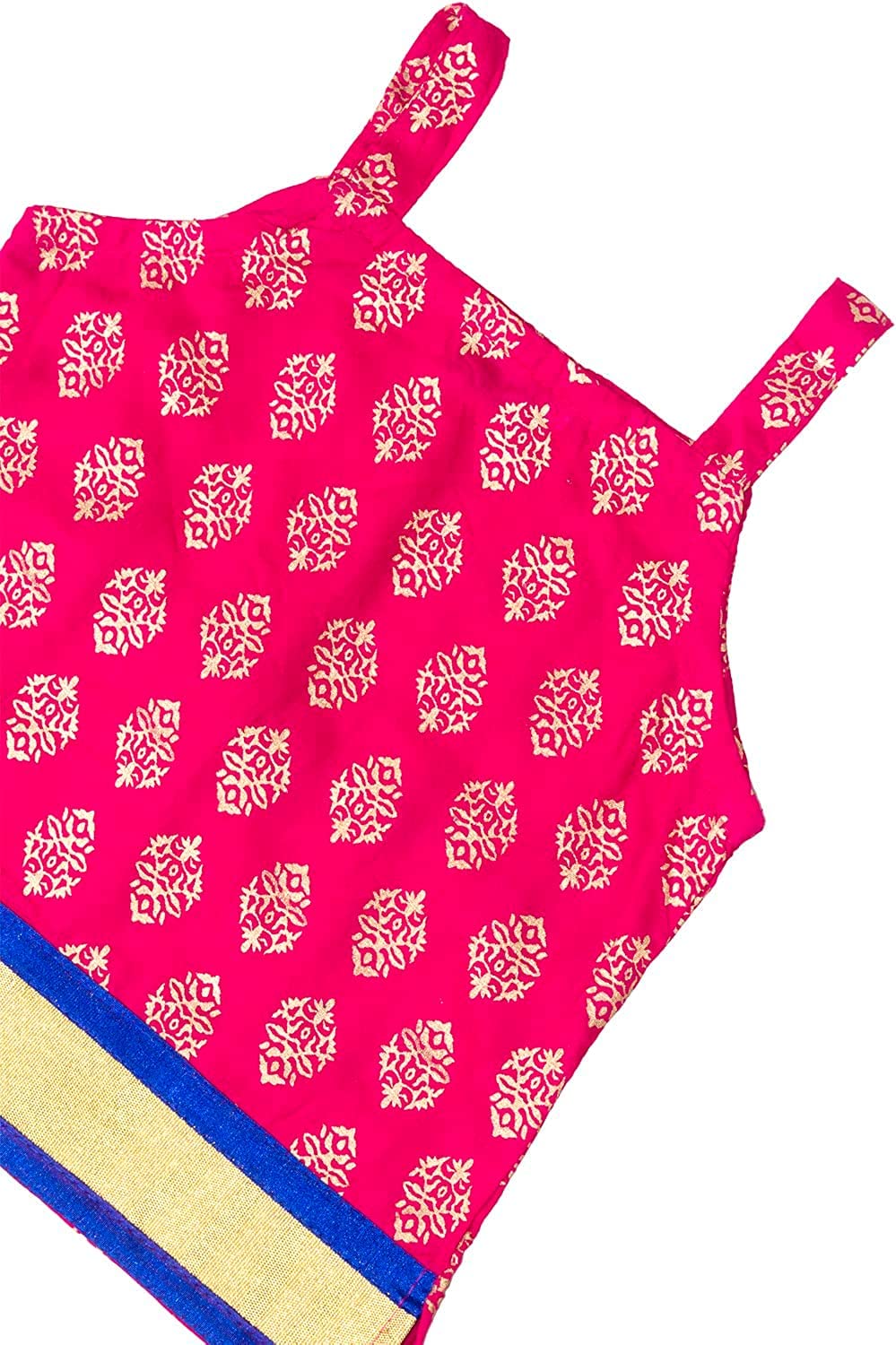 DIAMO Girl's Rayon Readymade Lehenga Choli (kid353--6 months - 1 year_Pink_6-12 Months) 3