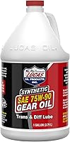 Lucas Oil 10048 Synthetic SAE 75W-90 Gear Oil - 1 Gallon Heavy Duty High Temp Protection