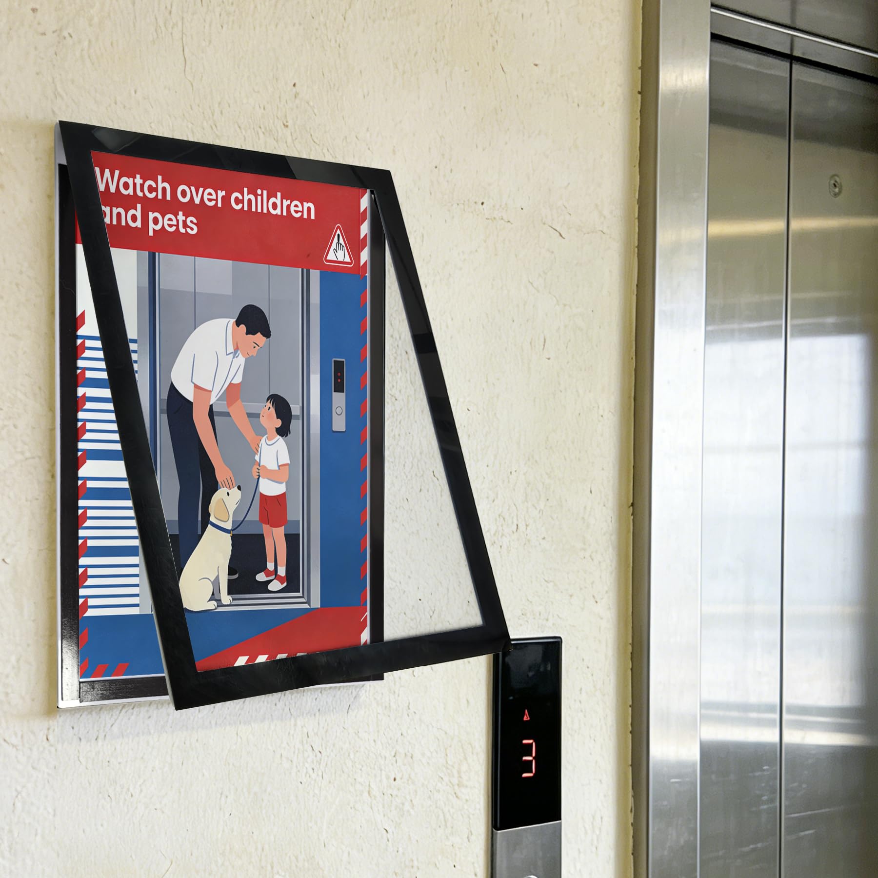 Soporte de pared (negro, 6)