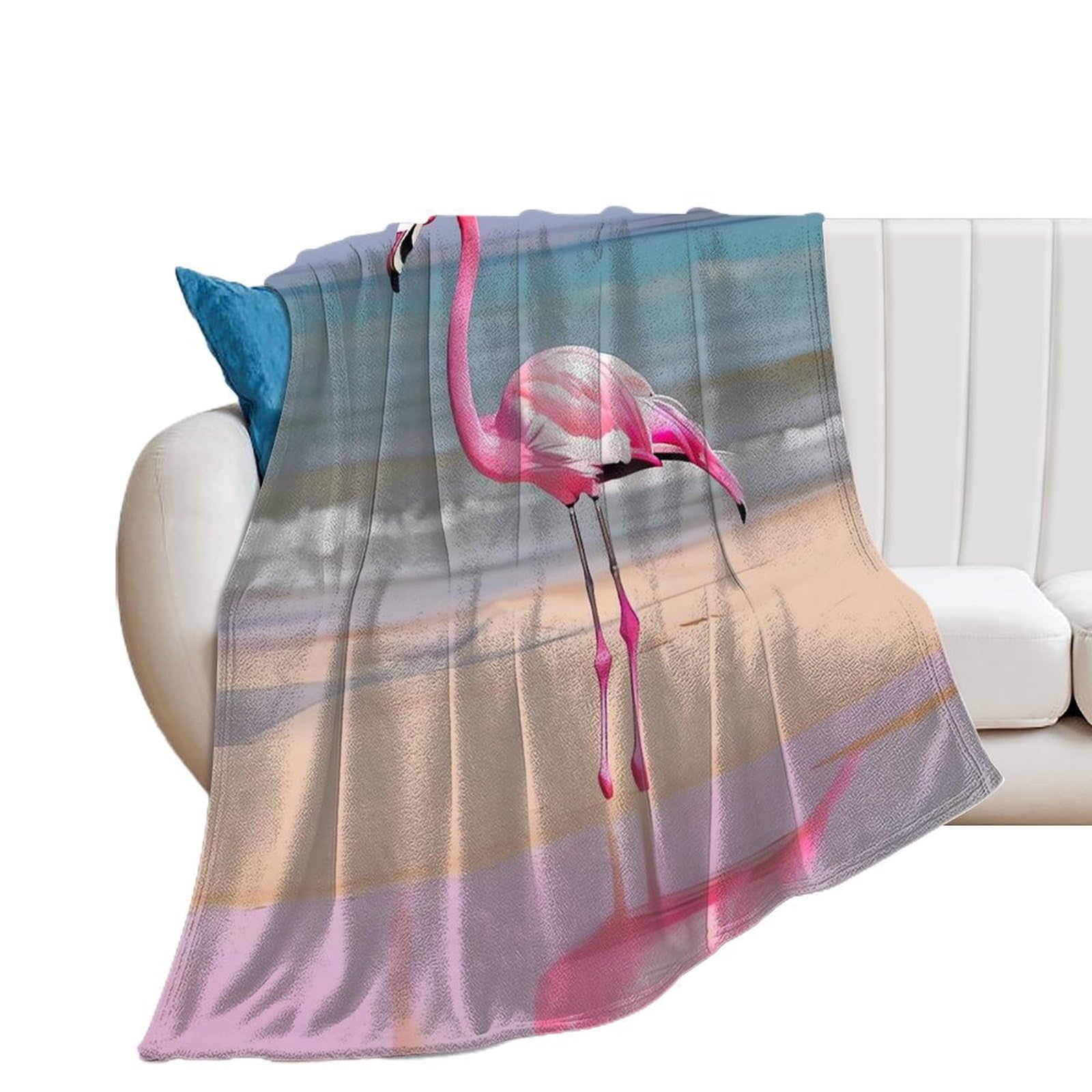 Couverture décorative chaude en peluche pour canapé d'automne