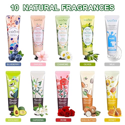 Miniatura 2 de Paquete de 80 cremas de manos para regalar loción de manos, tamaño de viaje, mini loción de manos a granel, juegos de loción para mujeres, crema de