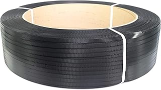 PAC Strapping Products 48H.50.2172 Polypropylene Heavy Duty Hand Grade Strapping, 7, 200' Length, 1/2" Width, Black