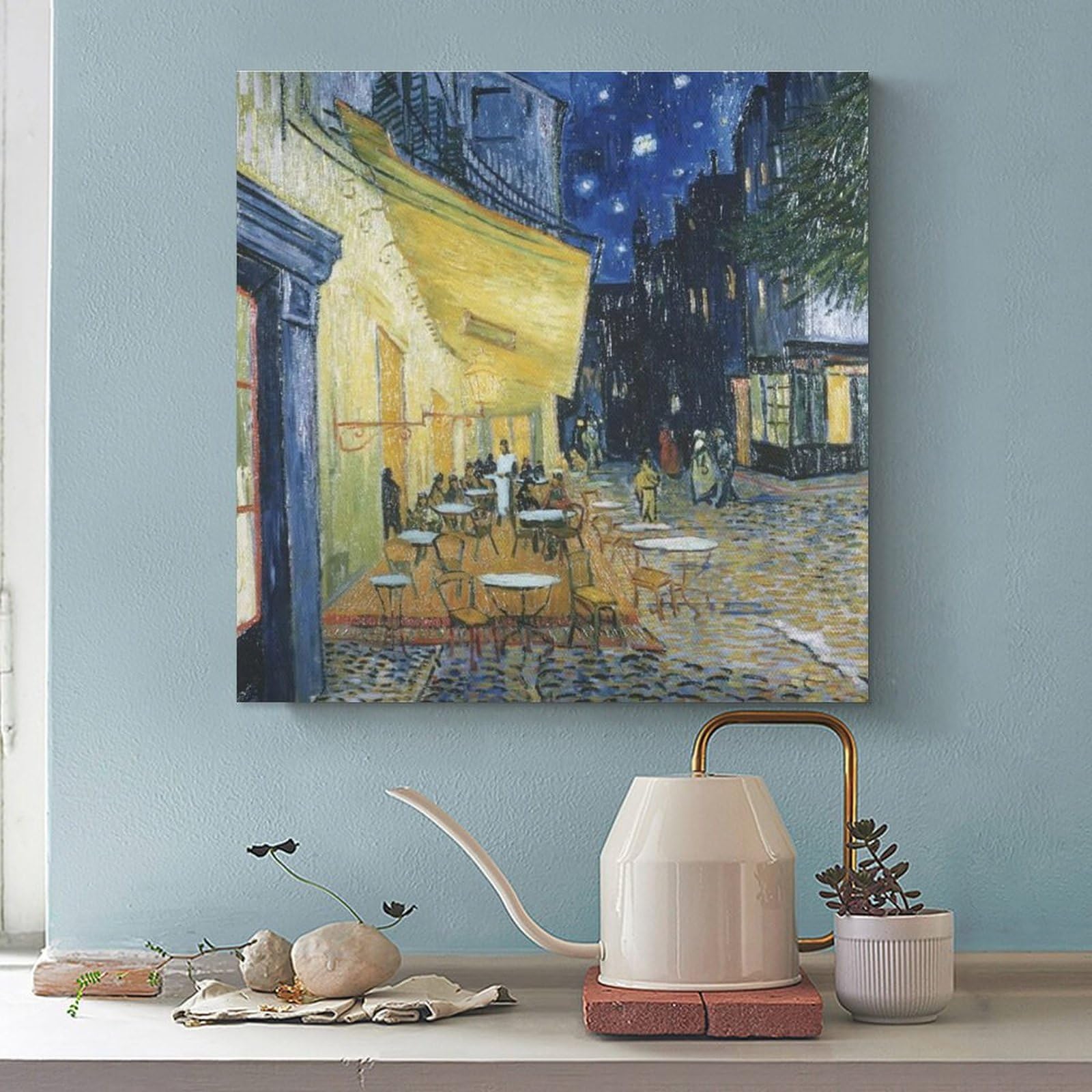Amazon.co.jp: フィンセントファンゴッホ偉大な画家名作《夜のカフェ
