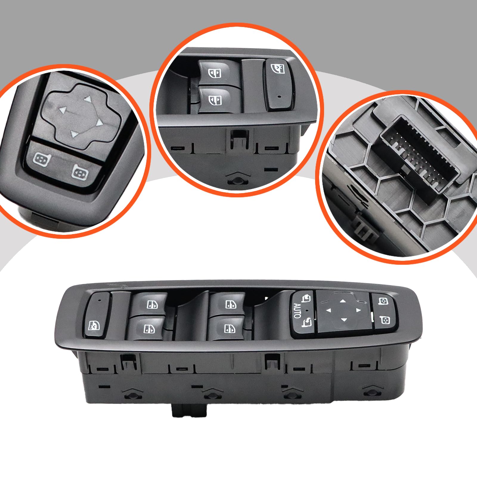 Interruptor de ventana eléctrico con botón 254012952R para Rnau1t Kadjar Megane 4 25401-2952R