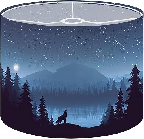 Miniatura 19 de Pantalla de lámpara de tambor de los años 70, retro, sin costuras, de los años 60 y 70, pantalla de estilo estético para lámparas de pie, lámparas