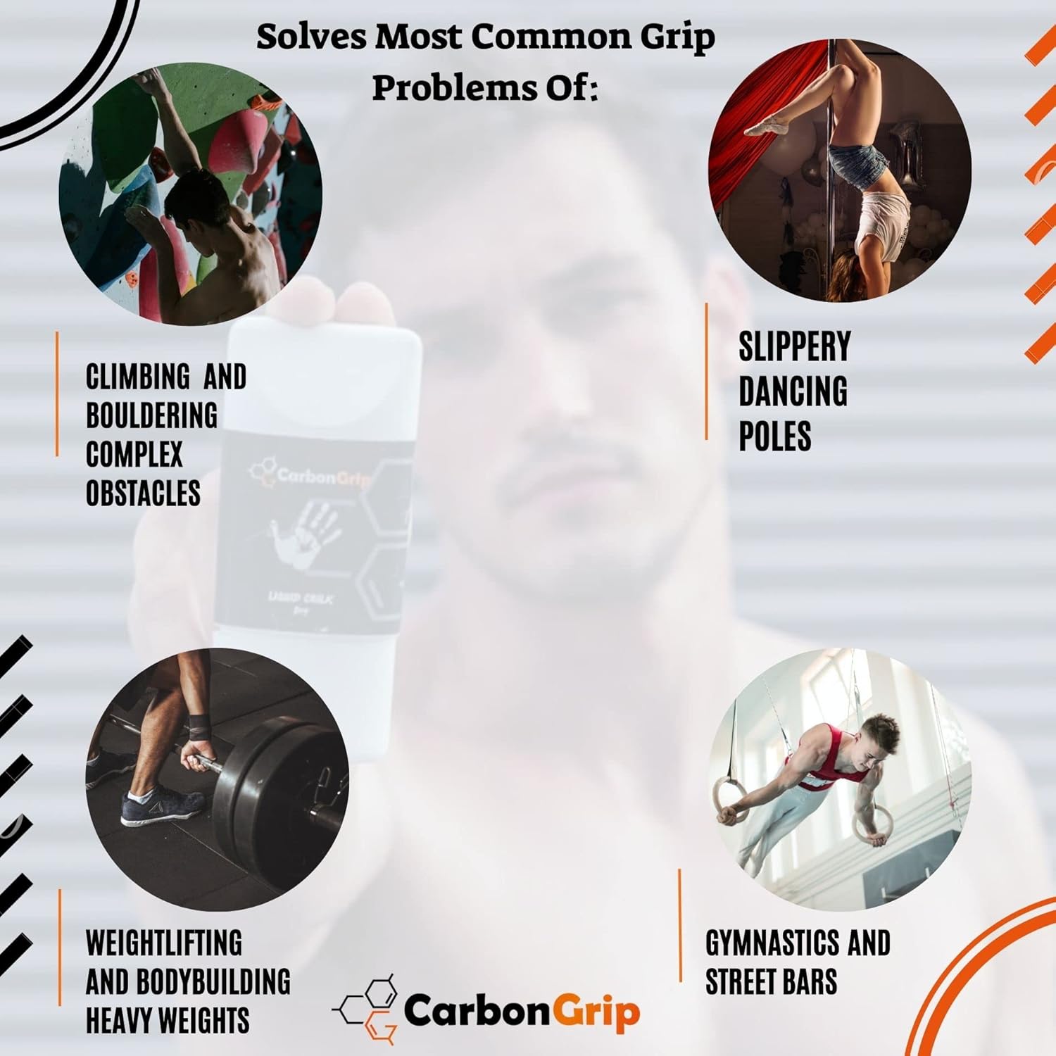 Carbon Grip Climbing Liquid Chalk Gymnastics Bar Climbing Pole