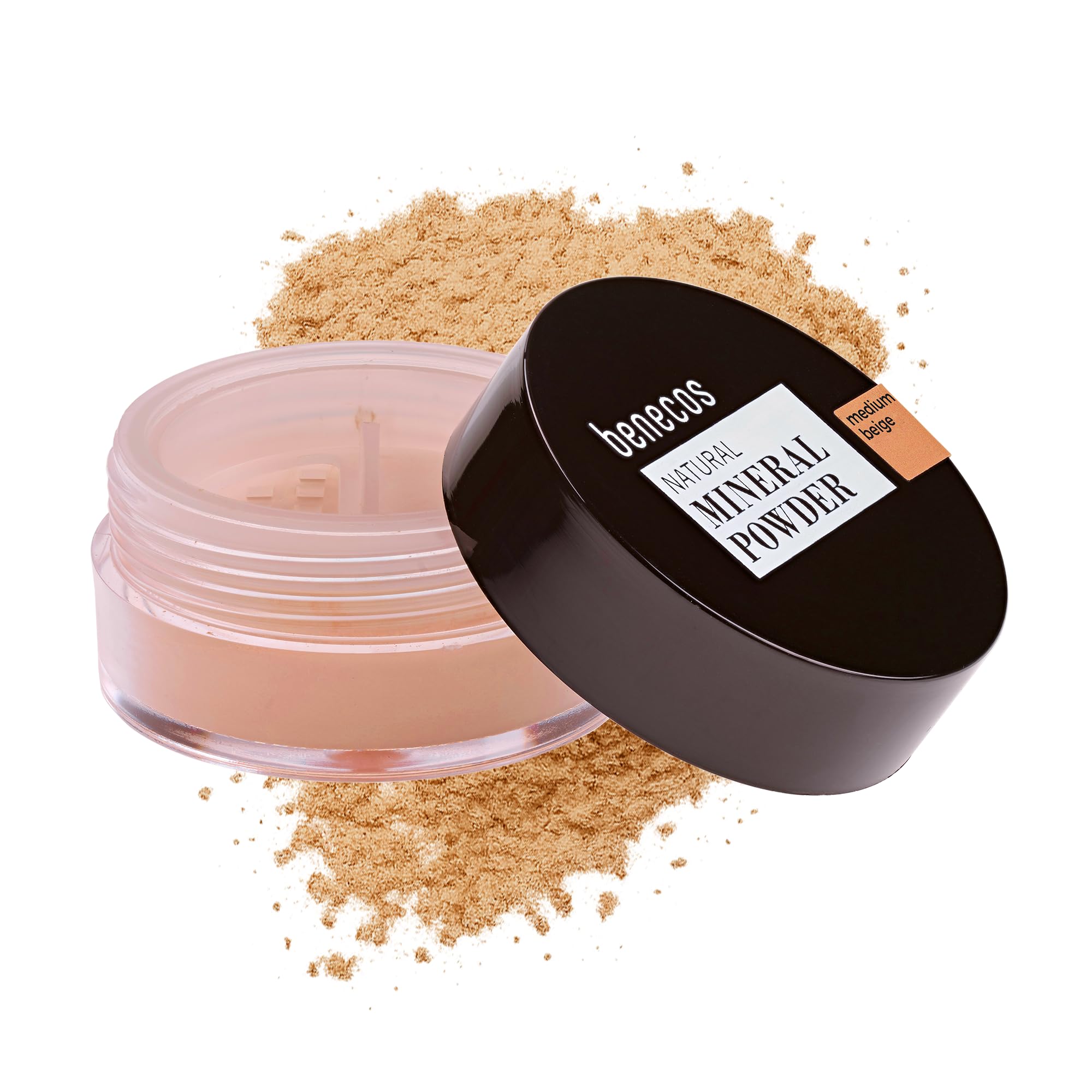 Mineral Puder 6g medium beige talkfrei vegan Benecos…