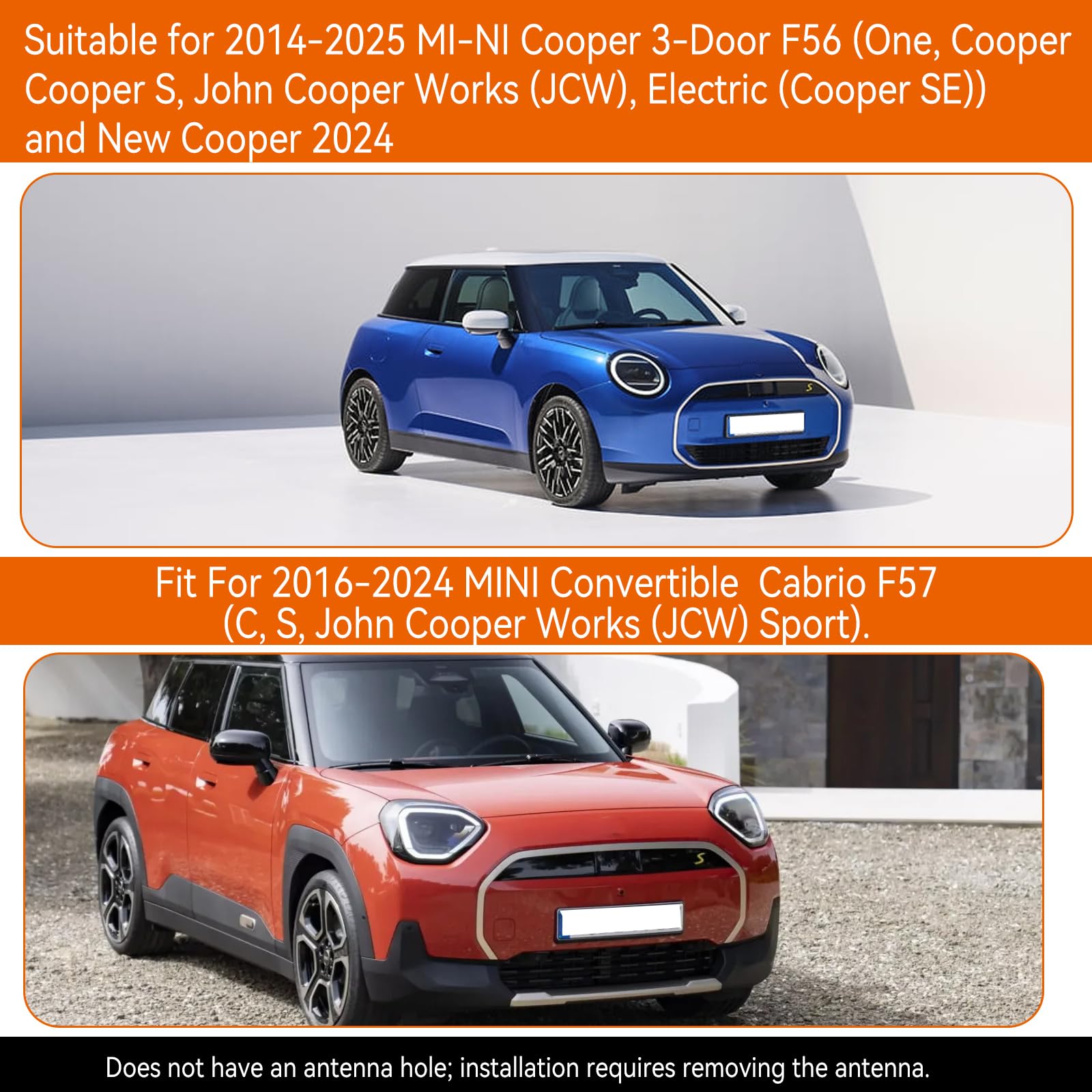 Halbgarage passend für Mini Cooper Cabrio (F67) Halbdeckung für den Außenbereich Cabrio-Verdeckschutzabdeckung | 365 Tage Rückgabegarantie