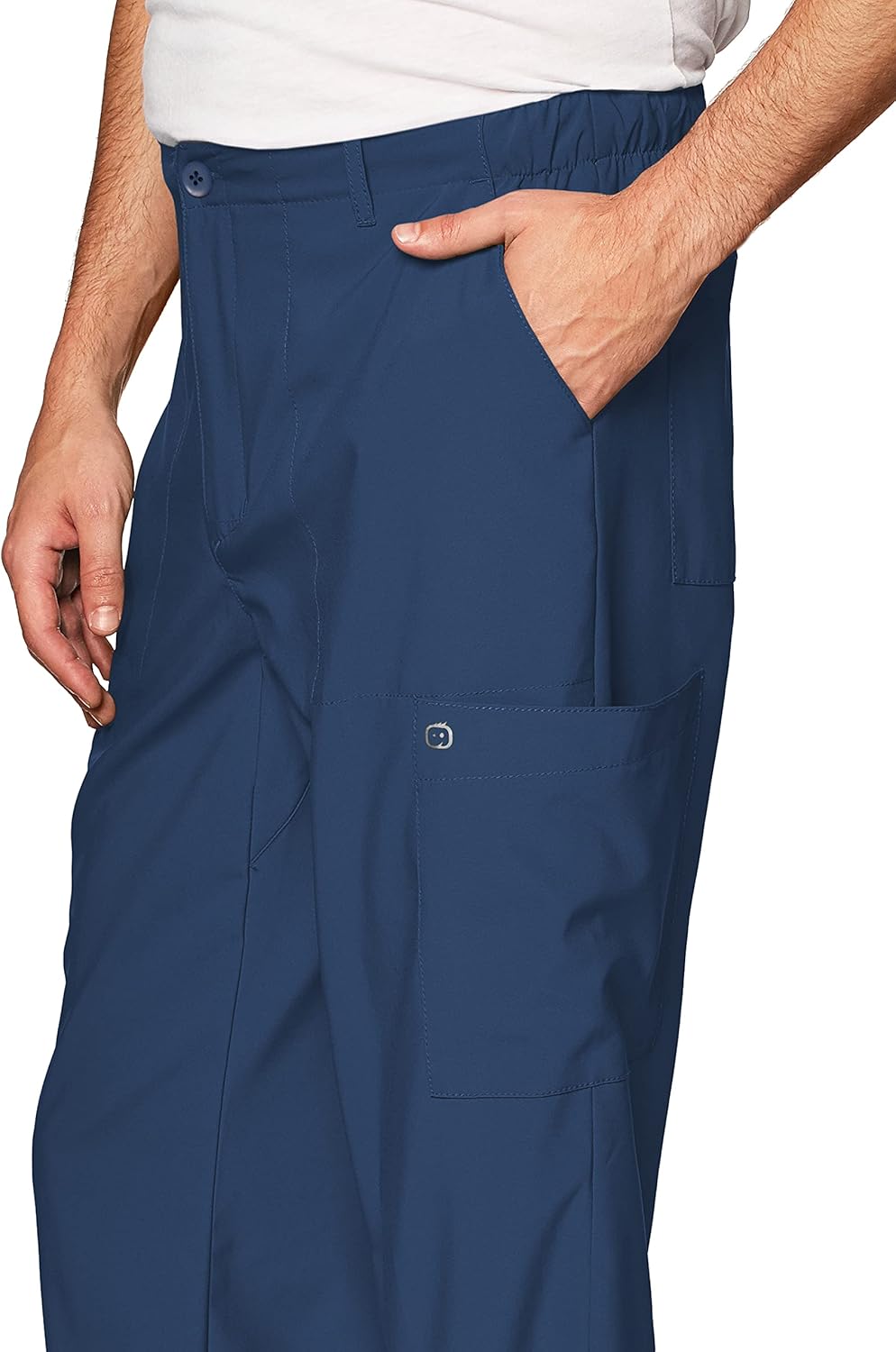 WonderWink Mens Men's Flat Front Cargo Pant - Image 2