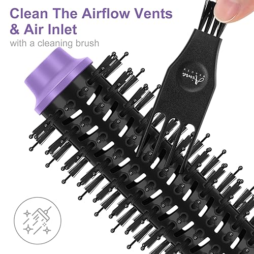 Miniatura 9 de Cepillo de aire caliente, secador de pelo de un solo paso Aima Beauty Salon y voluminizador, cepillo de secadora de pelo 4 en 1, herramientas de