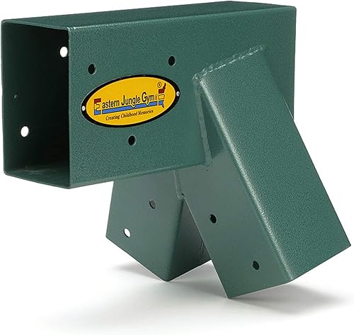 Miniatura 27 de Eastern Jungle Gym Fácil 1-2-3 Soportes A-Frame 2 para juego de swing con todos los hardware de montaje, verde