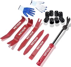Auto Trim Removal Tool Set, 16 Pcs Auto Car Trim Tool Kit Plastic Pry Tool Kit for Car, Clip, Audio, Dashboards, Door Panel Window Molding Fastener Remover Tool Kit