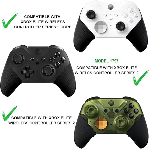 Vista 3 de Kit de repuesto de carcasa delantera y trasera OEM para controlador Xbox Elite Series 2, incluye placa frontal, cubierta de agarre y herramientas