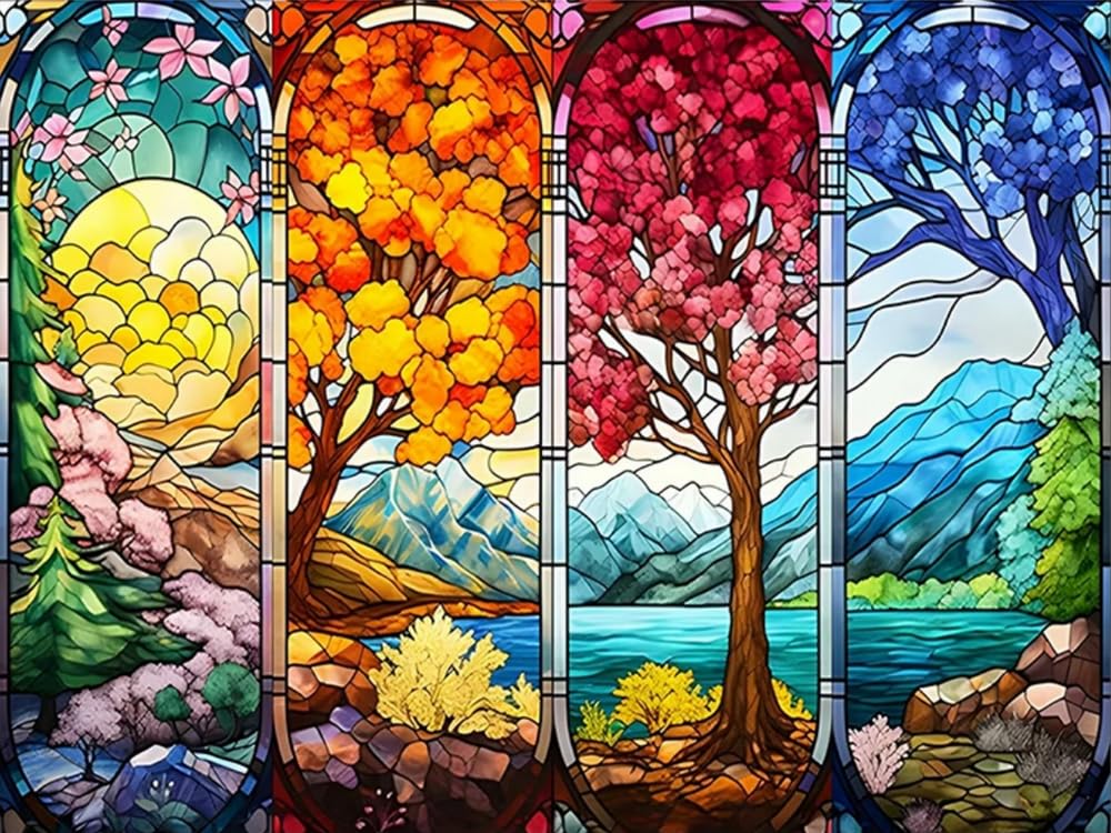 Weiniuniu Diamond Painting Kits For Adults Scenery Diy Bead Crystal Rhinestone Craft Easy 5D Dimond Picture Art Home Wall Decorations 50X70cm