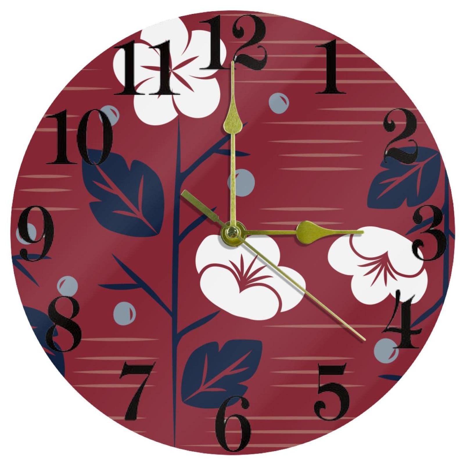 Horloge murale japonaise à quartz 25,4 cm : finissez-en avec le tic-tac