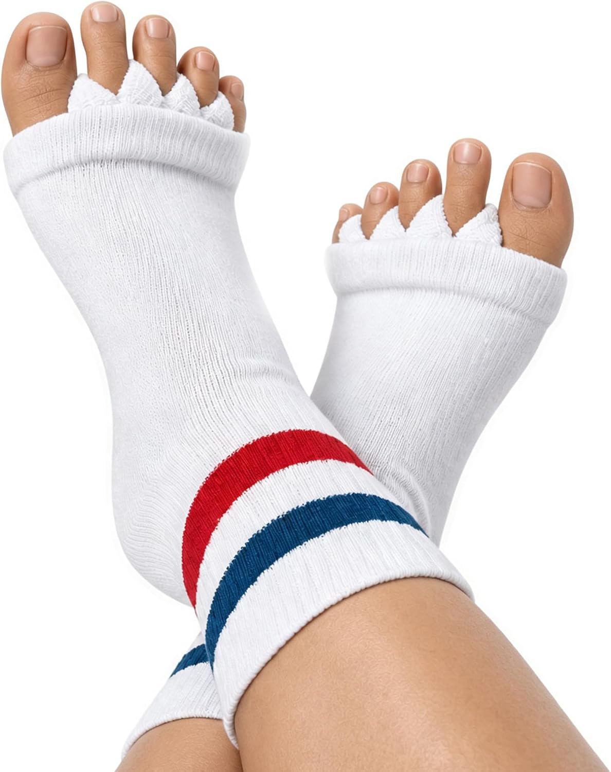 Toe Separator Socks,Foot Alignment Sock for Health Care, Pain Relief, Bunion Corrector, Breathable Toe Socks