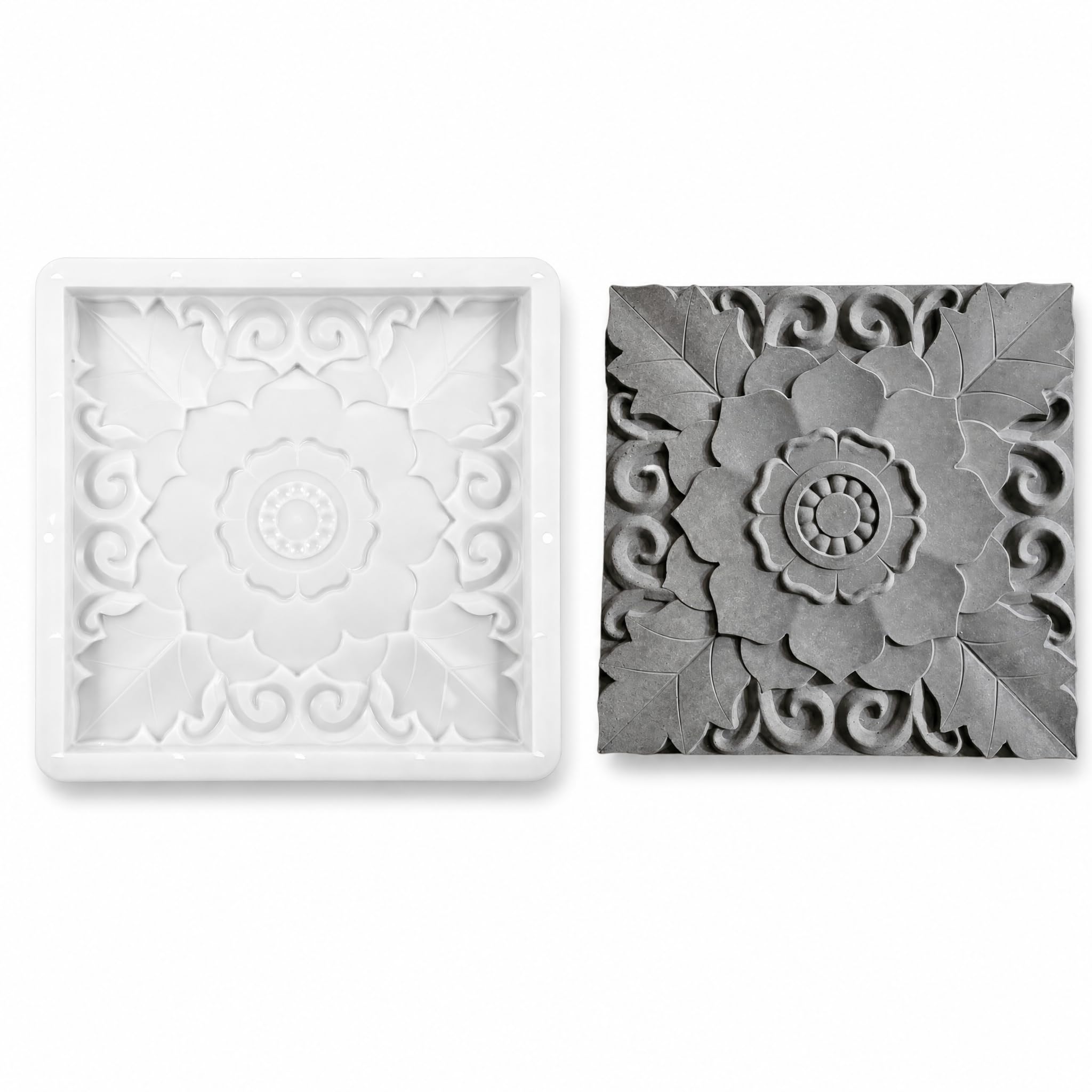 Moule à béton plastique Balacoo pavés de jardin aménagement cour et terrasse DIY