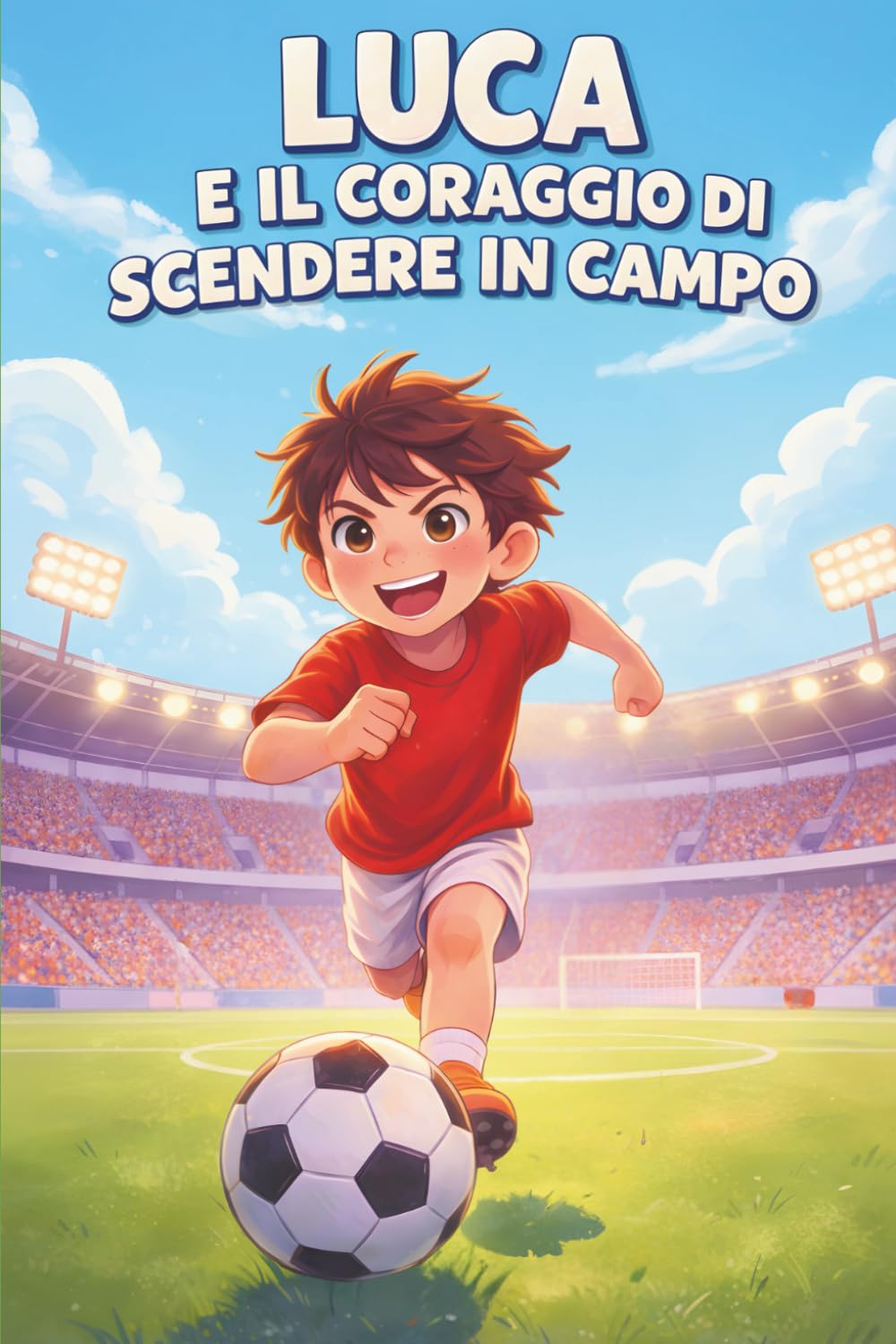 Luca e il coraggio di scendere in campo: Una storia per bambini dai 6 ai 10 anni su coraggio, autostima e fiducia in sé stessi